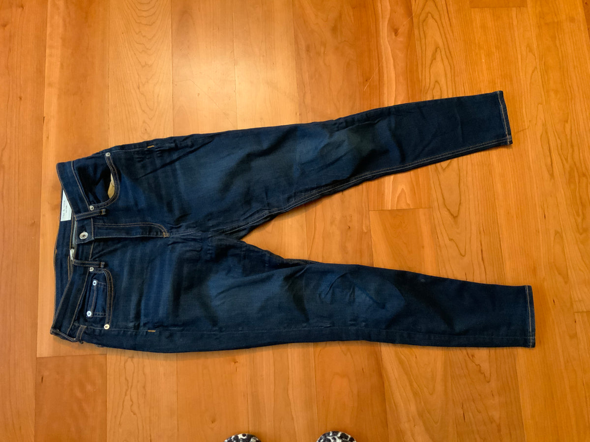 Rag & Bone / JEAN Nina High-Rise Ankle Skinny Jeans Denim Size 26 ladies