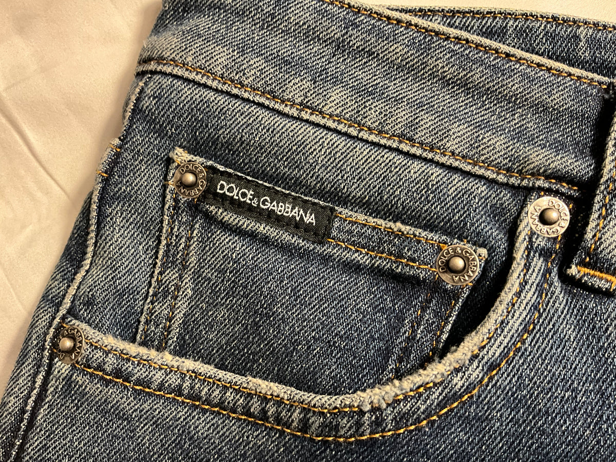 Dolce & Gabbana Women’s Blue Denim Jeans – Size IT 46 / UK 14 ladies