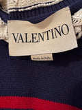 Chez Valentino striped cotton sweater jumper ladies