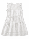 White Eyelet Babydoll Beach Dress Ladies