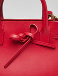 Mansur Gavriel Leather Calfskin Mini Sun Bag Flamma Red Bag Handbag ladies