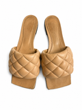 Bottega Veneta Nappa Matelasse Padded Flat Sandals Size 36 US 6 UK 3 ladies