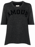 Zadig & Voltaire Portland Amour Glitter T-Shirt ladies