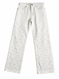 Good American Good Icon Straight Pears & Crystals Embellished Jeans