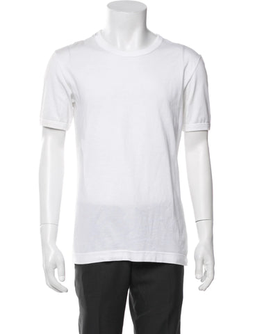 Dolce & Gabbana T-Shirt Round Neck in White size 50 men