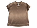 Brunello Cucinelli Silk Monili Trim Top – Size S ladies