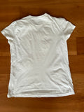 VALENTINO Garavani White Cotton Butterfly Embroidered T-Shirt Size S Small ladies