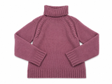 Bonpoint Girls 100% Cashmere Cable Knit Turtleneck Jumper – Size 14 Years children