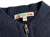 Bonpoint Zip-Up Wool Cardigan – Size 2 Years children