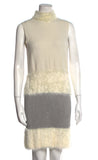 Diane von Furstenberg Plush Knit Sweater Dress Mini Size P petite ladies