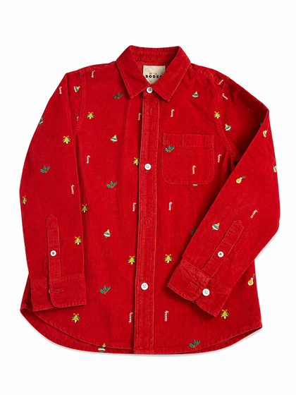 Mini Boden Embroidered Corduroy Shirt 8-9 years children