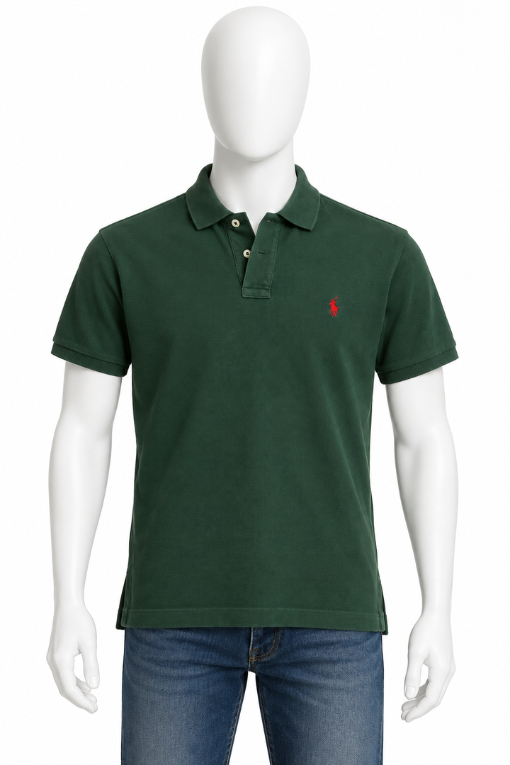 Polo Ralph Lauren Men’s Green Short Sleeve Polo Shirt – Size M men