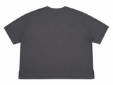 Charcoal Blue Semi-Oversized Cotton T-Shirt One Size Fits All ladies