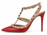 Valentino Garavani Rockstud T-Strap Pumps size 39 1/2 ladies