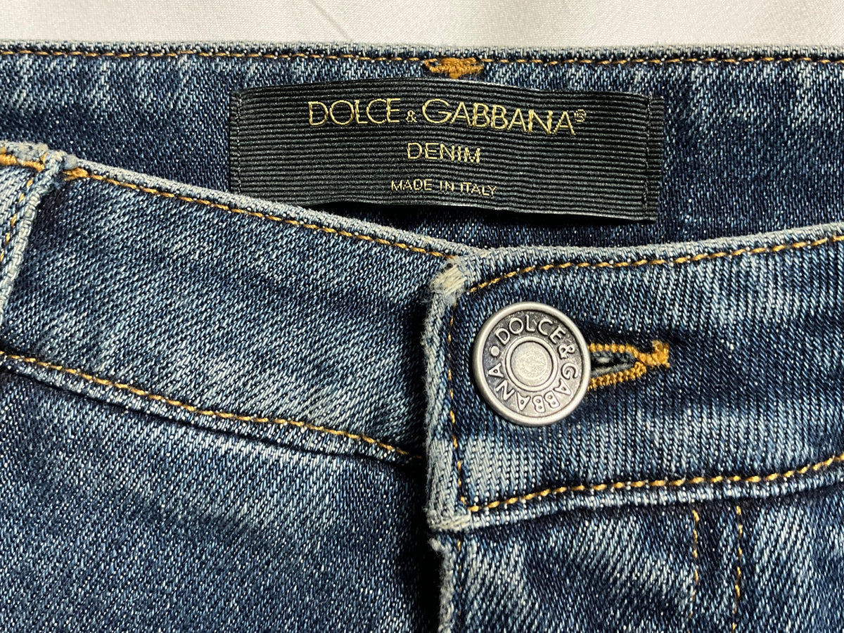 Dolce & Gabbana Women’s Blue Denim Jeans – Size IT 46 / UK 14 ladies