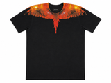 Marcelo Burlon Wings Print Cotton T-Shirt 8 years old children