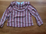 STELLA MCCARTNEY KIDS GIRLS’ Star Row Twill Top Blouse Size 10 years children