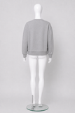 Zadig and Volatire Livia CO Grey Knit Sweater size M medium ladies
