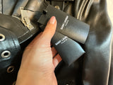 Saint Laurent Motorcycle Leather Jacket size F 40 ladies