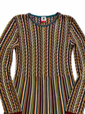 M Missoni Limited Striped Knit Dress ladies