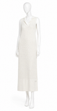 AlphaTauri Sleeveless Knit Midi Dress – White – Size S ladies