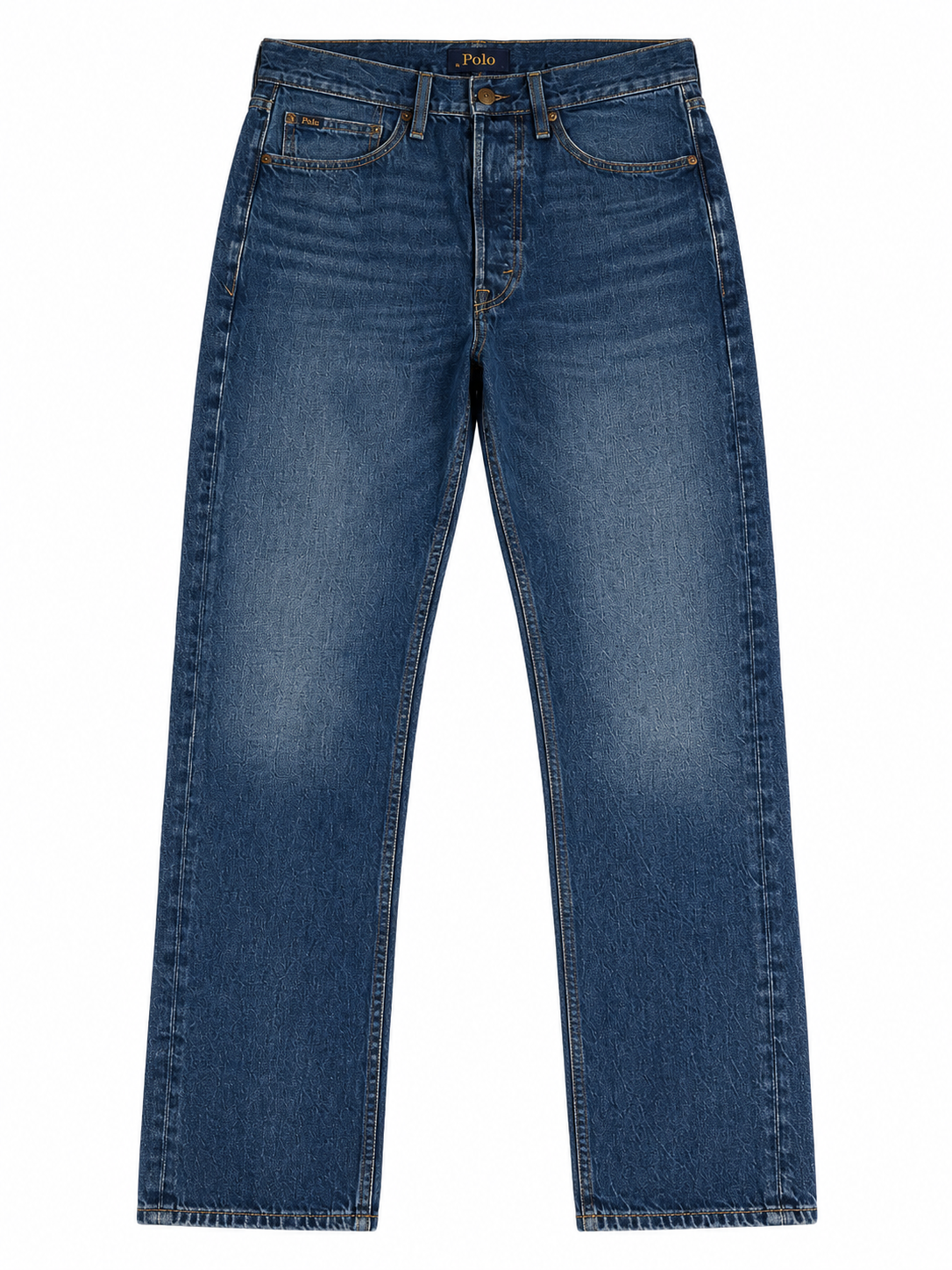 Polo Ralph Lauren Relaxed Straight Crop Blue Denim Jeans – Size 28 ladies