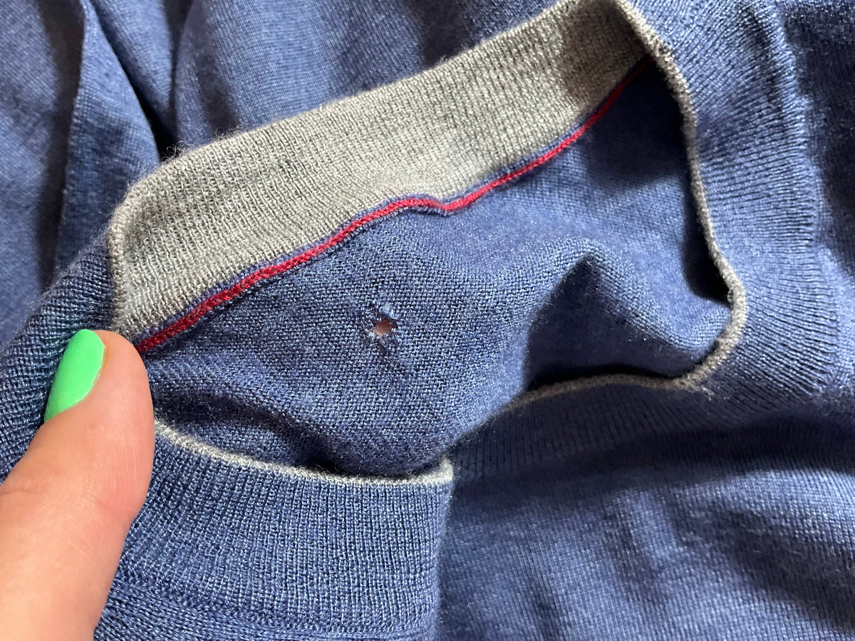 Brunello Cucinelli Blue Cashmere Silk Crewneck Jumper – IT 48 men