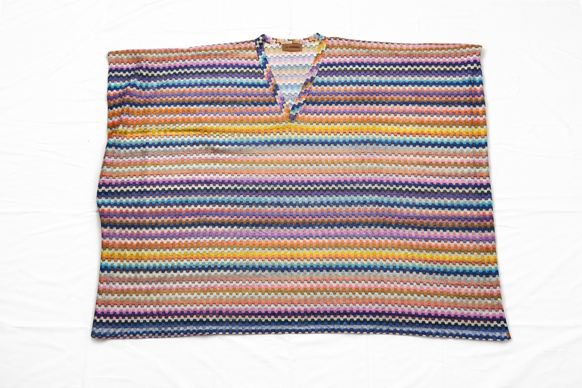 Missoni Zig Zag Oversized Kaftan Dress One Size Fits All Ladies