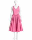 PINKO Pink Techno Poplin Midi Dress – Size XS ladies