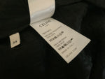 Celine 2024 Pyjama Silk Logo Shirt Size F 34 Ladies