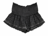 SUNDAY SAINT-TROPEZ MINI SHORTS BLACK ONE SIZE FITS ALL LADIES