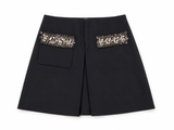 Miu Miu Navy Embellished Tailored Shorts Size I 38 ladies