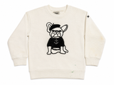 Il Gufo French Bulldog Embroidered Sweatshirt 5 years children