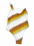 Missoni One-Shoulder Chevron Swimsuit – Zig Zag ladies