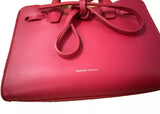 Mansur Gavriel Leather Calfskin Mini Sun Bag Flamma Red Bag Handbag ladies