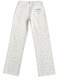 Good American Good Icon Straight Pears & Crystals Embellished Jeans