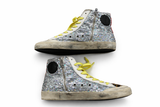 Golden Goose Francy Limited Calfskin Leopard Glitter High Trainers Sneakers size 39 ladies