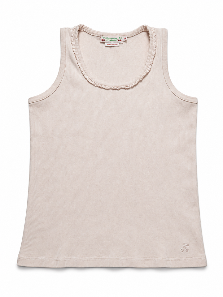 Bonpoint Pink Cotton Tank Top size 10 years children