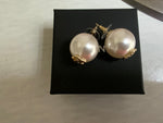 CHANEL XL Pearl CC Large Stud Earrings Sold Out ladies