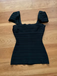 Herve Leger Cape Sleeves MOST SEXY bandage Too Size XS -seen on celebrities ladies