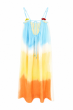 Mira Mikati Ombré Printed Tie Sundress – Size S ladies