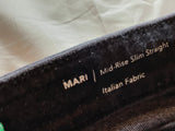 ADRIANO GOLDSCHMIED AG jeans Mari High-Rise Straight Jeans in Pressure size 28 ladies