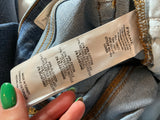 FRAME The Reboot Cropped Jeans in blue denim size 29 ladies