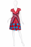 Peter Pilotto Floral Print Silk Dress – UK 8 US 4 ladies