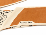 Christian Dior Silk Mitzah ABCDIOR “T” Scarf ladies