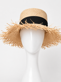 Chanel 2019 Runway Raffia Wide-Brim Hat – Size M ladies