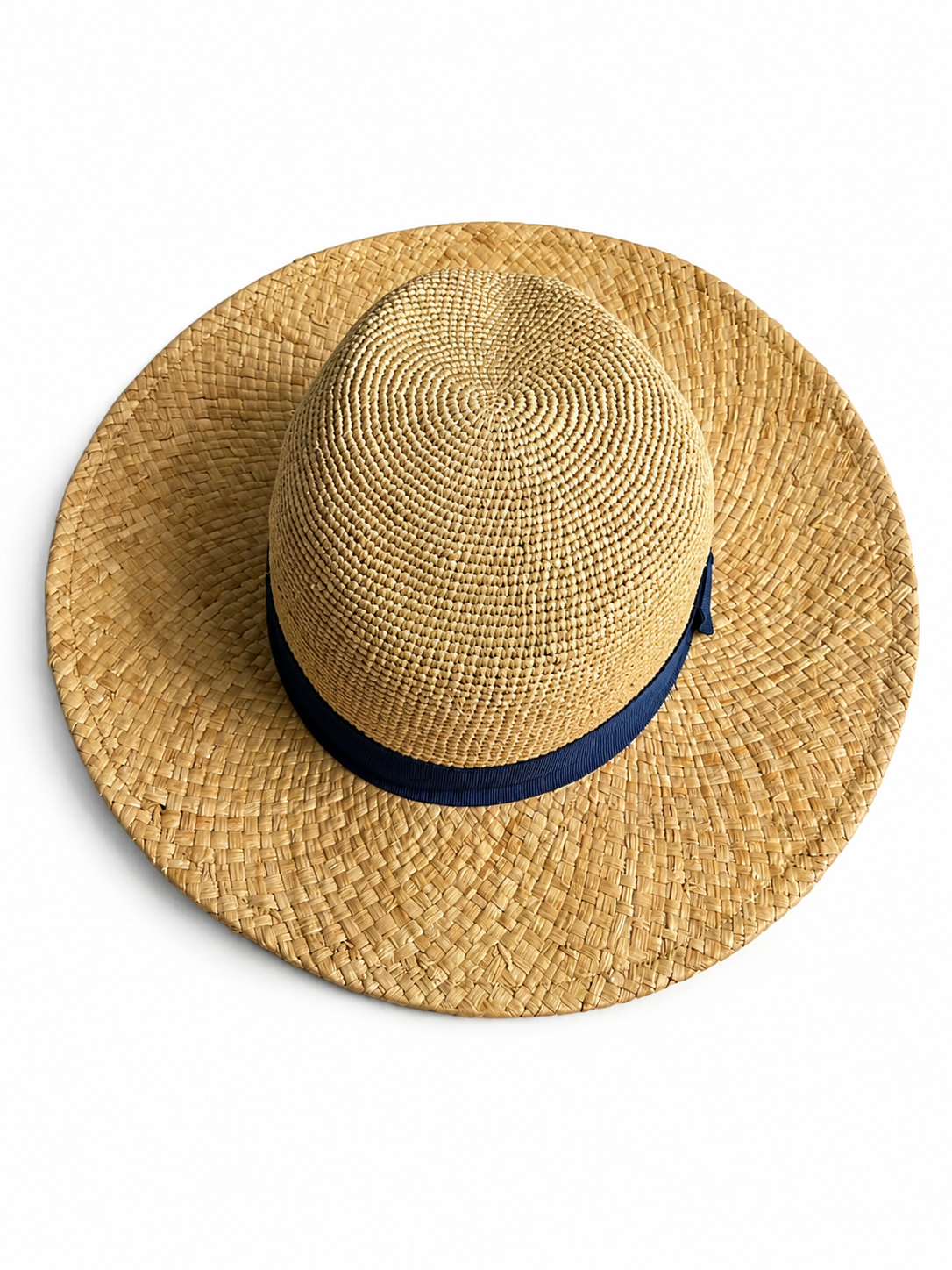 Prada Wide Brim Straw Sun Hat ladies