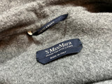 'S by Max Mara Grey Wool & Cashmere Wrap Coat Size US 6 UK 8 F 38 ladies