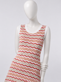 Missoni Multicolour Zigzag Knit Mini Dress – Size IT 44 ladies