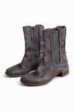 A.S. 98 Jase Floral Leather Western Boots size 39 UK 6 US 9 ladies